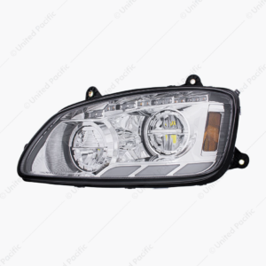 LED Headlight With Sequential Turn Signal & Position Light Bars For 2008-17 Kenworth T660